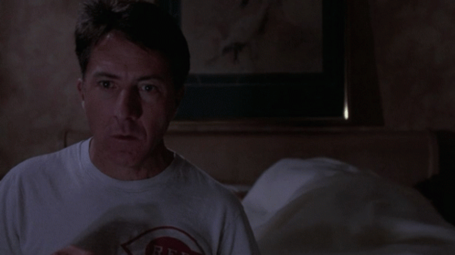 Dustin Hoffman Rain Man Thinking GIF