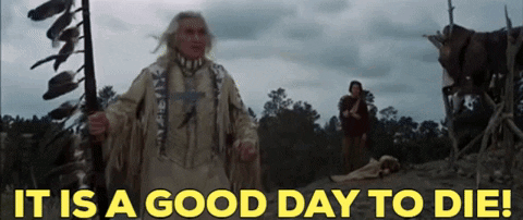 Dustin Today Was A Good Day To Die GIF