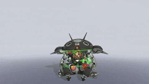 Dva Black Costume Sit Down Navigating Screen GIF