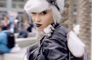 Dva Costplayer Running Posing GIF