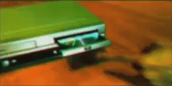 Dvd Inserted In Dvd Player GIF