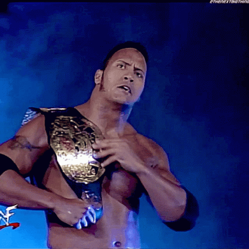 Dwayne Johnson Champion GIF