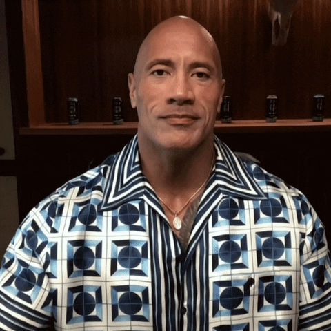 Dwayne Johnson Funny Salute GIF