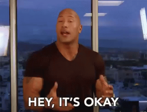 Dwayne Johnson Hey Its Ok I'm Not Judging GIF