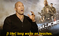 Dwayne Johnson Like Long Walks GIF