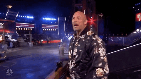 Dwayne Johnson Screamed Beast GIF