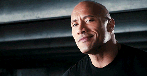 Dwayne Johnson Smiling GIF