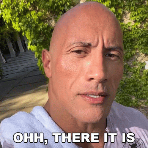Dwayne Johnson There It Is GIF