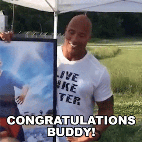 Dwayne Johnson Well Done Congratulations Buddy GIF