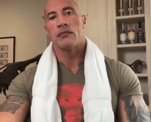 Dwayne The Rock Johnson Nodding GIF