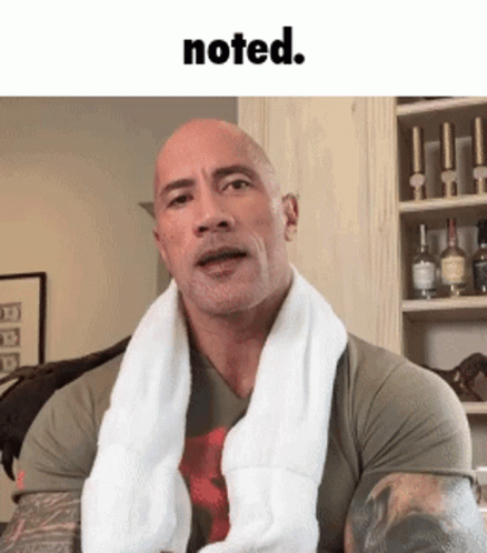Dwayne The Rock Johnson Noted GIF