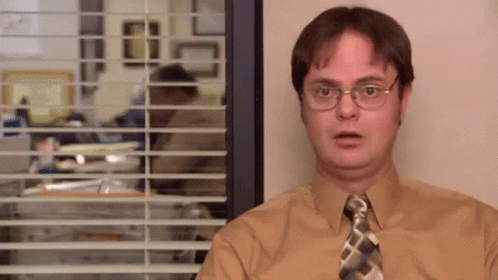 Dwight Schrute The Office Laugh GIF