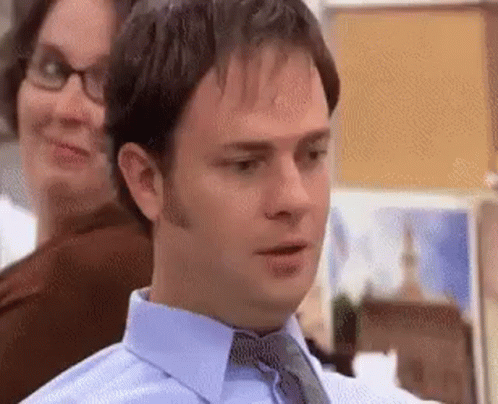 Dwight Schrute The Office Gay Sassy Attitude GIF