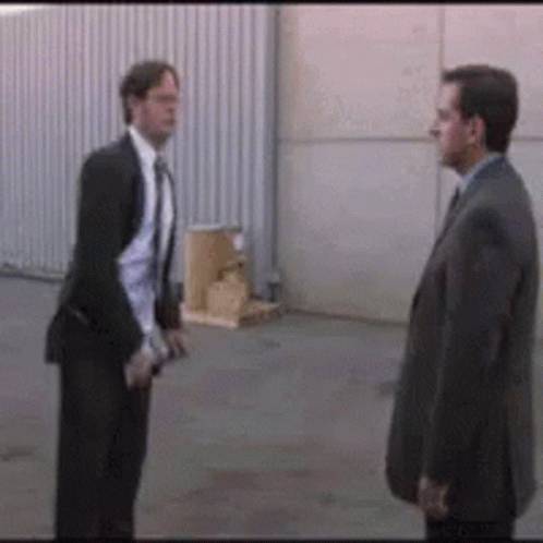 Dwight Schrute The Office Belly Food Baby GIF