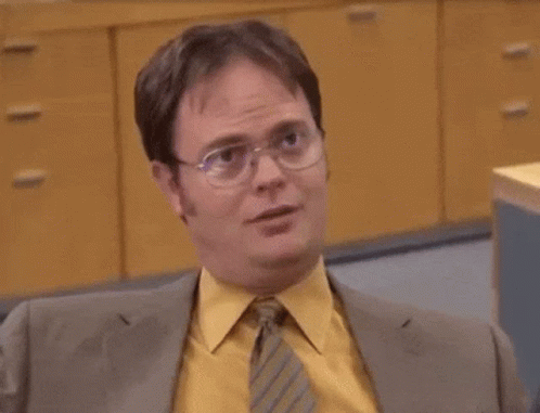 Dwight Schrute Passive Reaction GIF