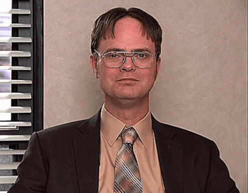 Dwight Schrute Subtle Smile The Office GIF