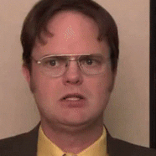 Dwight Schrute Screaming The Office GIF