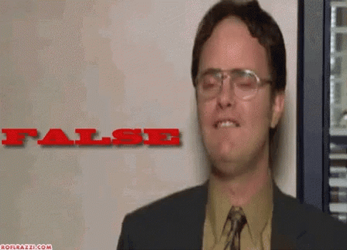 Dwight Schrute False The Office GIF