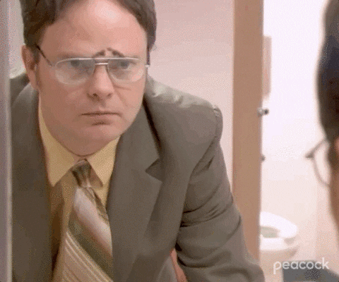 Dwight Schrute Mustache Face App GIF