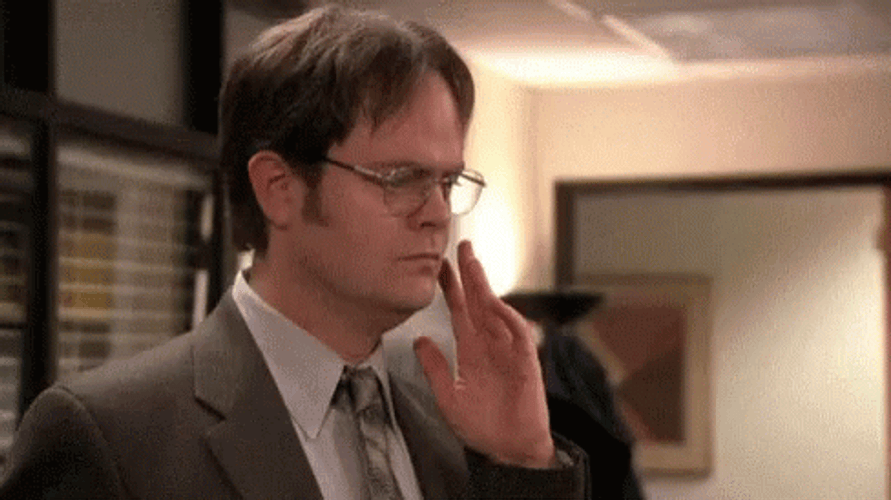Dwight Schrute Nodding Its True GIF