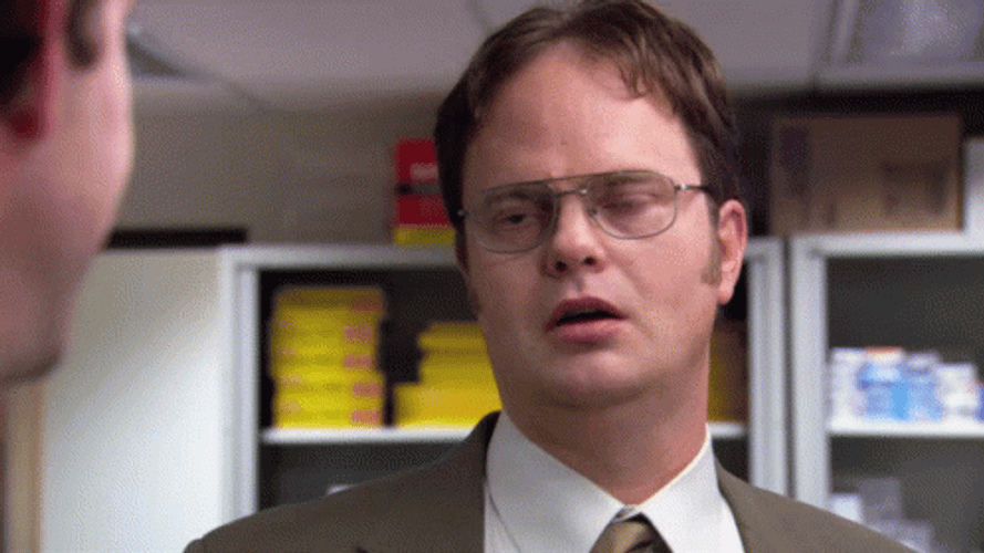 Dwight Schrute Older And Wiser GIF