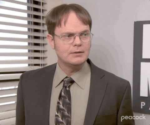 Dwight Schrute Pondering Hmmmm GIF