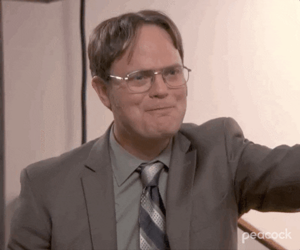 Dwight Schrute Saying Thank You From The Office GIF 