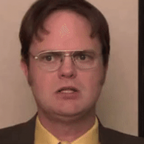 Dwight Schrute Screaming The Office GIF