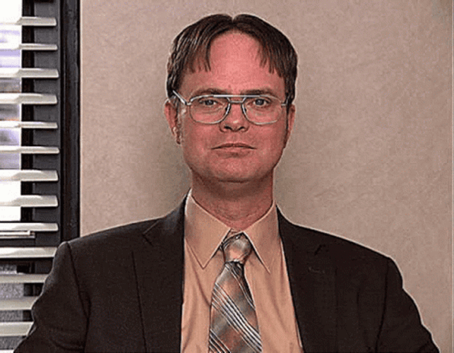 Dwight Schrute Subtle Smile The Office GIF