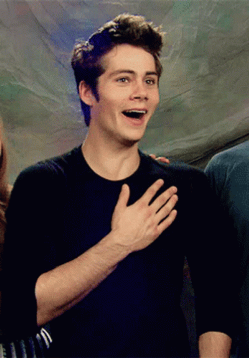 Dylan O'brien Cute Touched Smile GIF