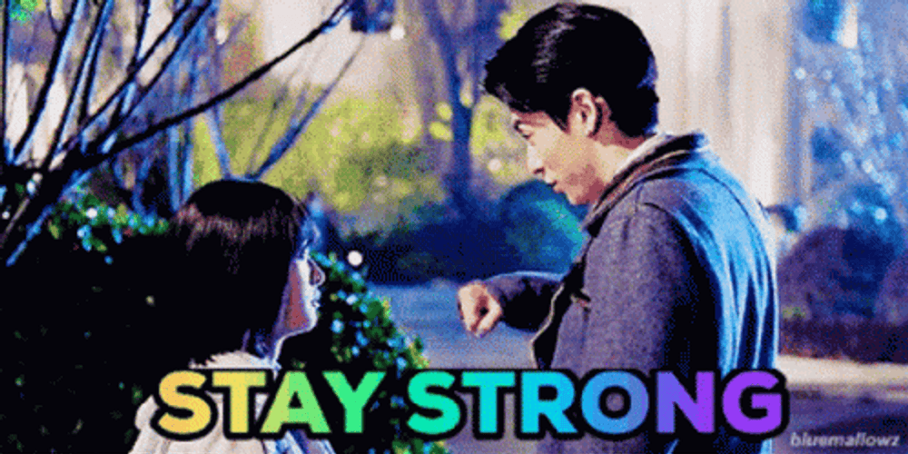 Dylan Wang Stay Strong  GIF
