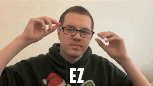 E For Eyeglasses GIF