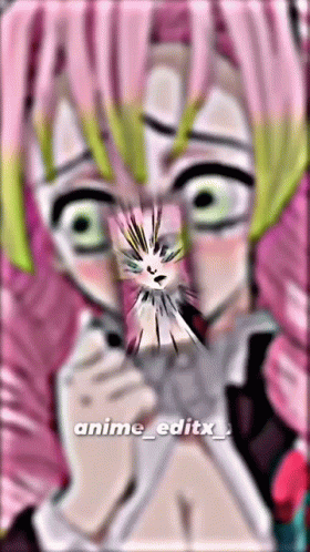 Mitsuri Kanroji Retro Image GIF