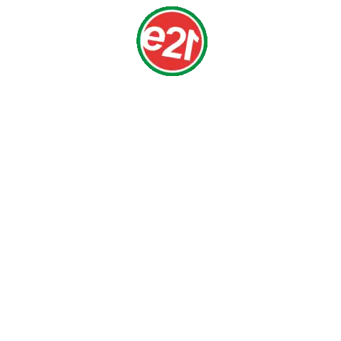 E2R Live Logo with Blue and Red Circles