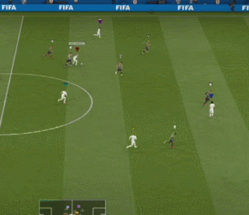 EA Sports Pro Clubs Logo With Soccer Players GIF