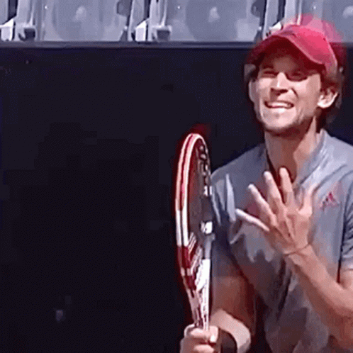 Eager Dominic Thiem GIF