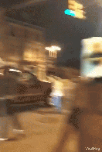 Funny Chubby Guy Wearing Eagle Head GIF