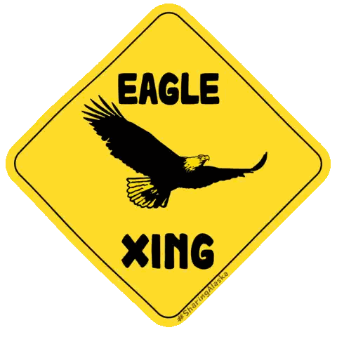 Eagle Xing Sign