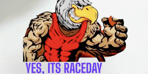 Eagle Yes It's Race Day GIF