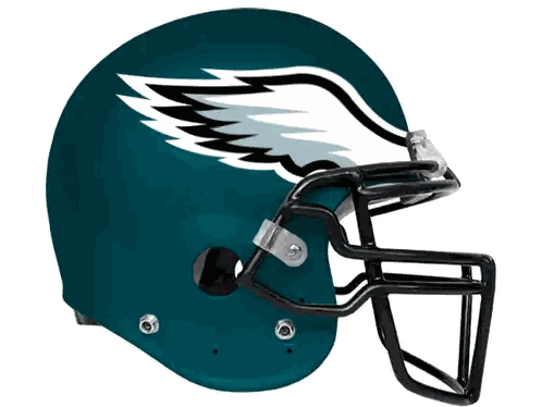 Eagles Logo Football Helmet