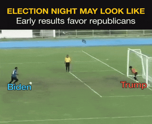 Early Election Results Favor Republicans Biden and Trump