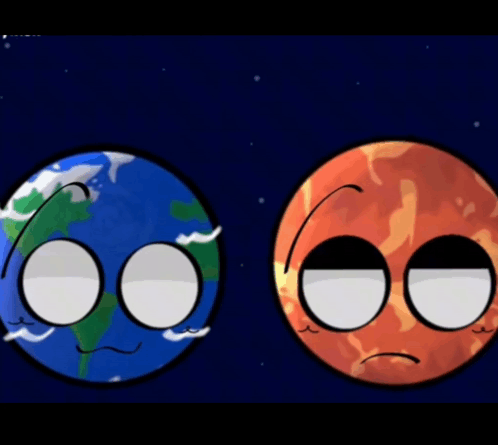 Earth And Mars Emojis GIF