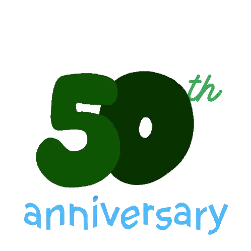 Earth Day 4th Anniversary Poster with Flower Wreath
