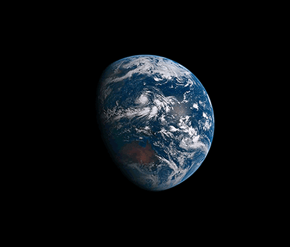 Earth Day Sun Looking Planet Earth GIF 