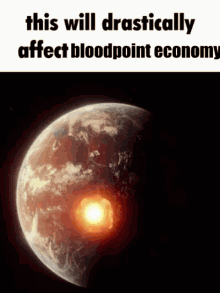 Earth Exploding Affecting Economy Boom GIF