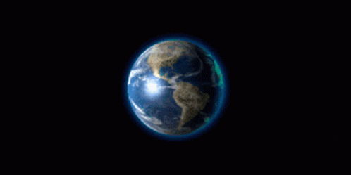 Earth Live Spinning Globe GIF