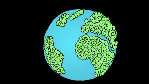 Earth Pop Eye Animation GIF