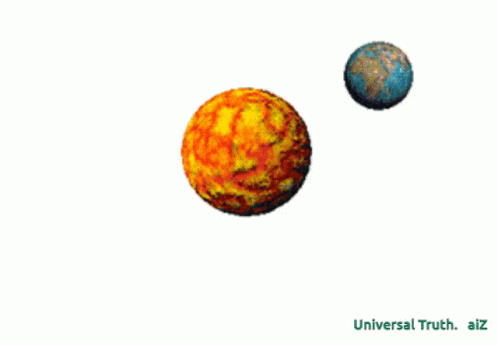 Earth Rotate Around The Sun GIF