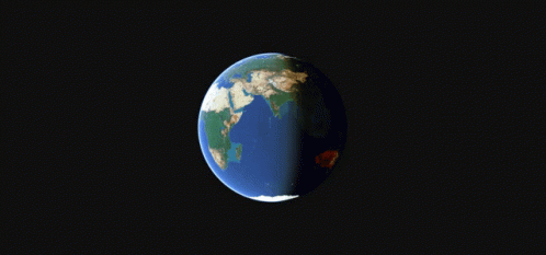 Earth Rotation Day And Night GIF