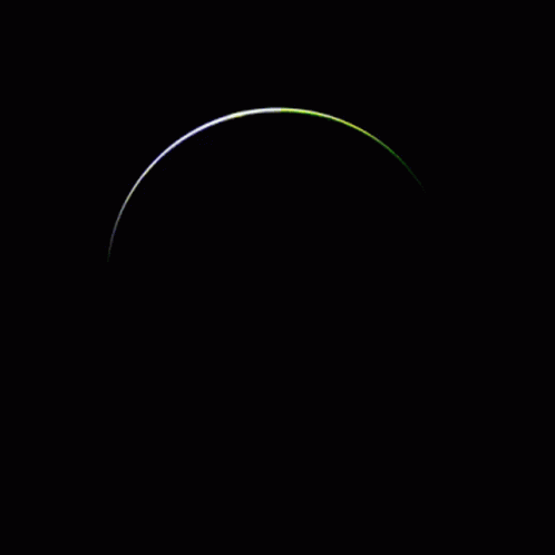 Earth Rotation Glow In The Dark GIF